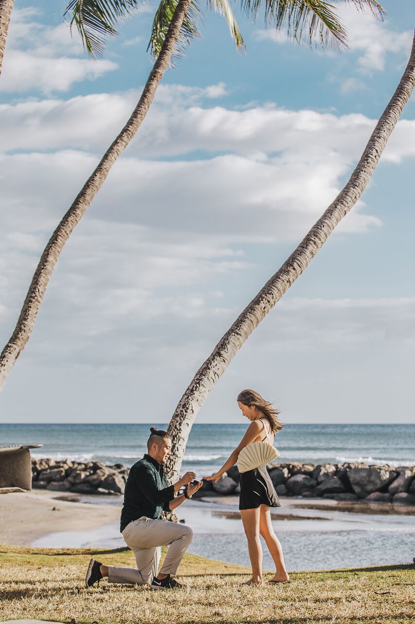 hire a proposal photograhper in Maui