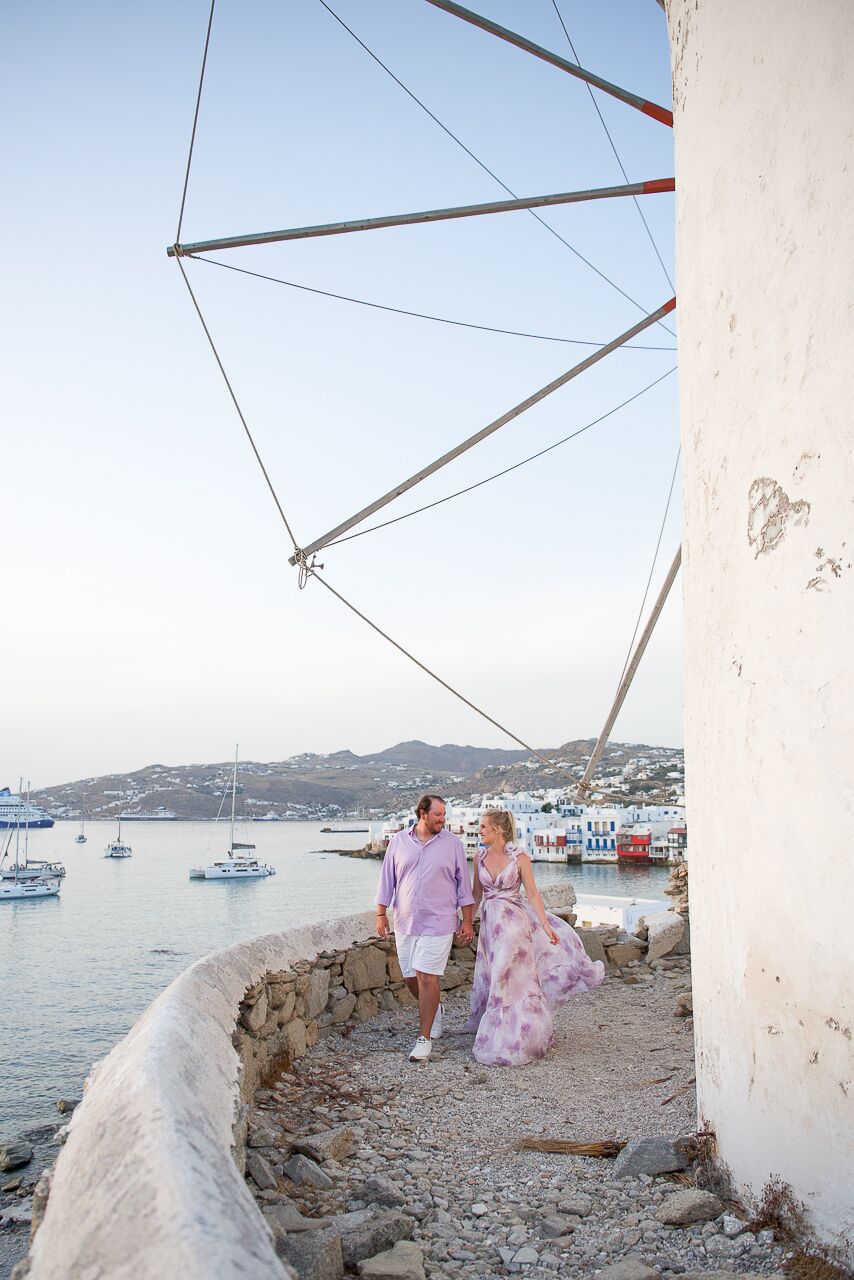 hire a proposal photograhper in Mykonos