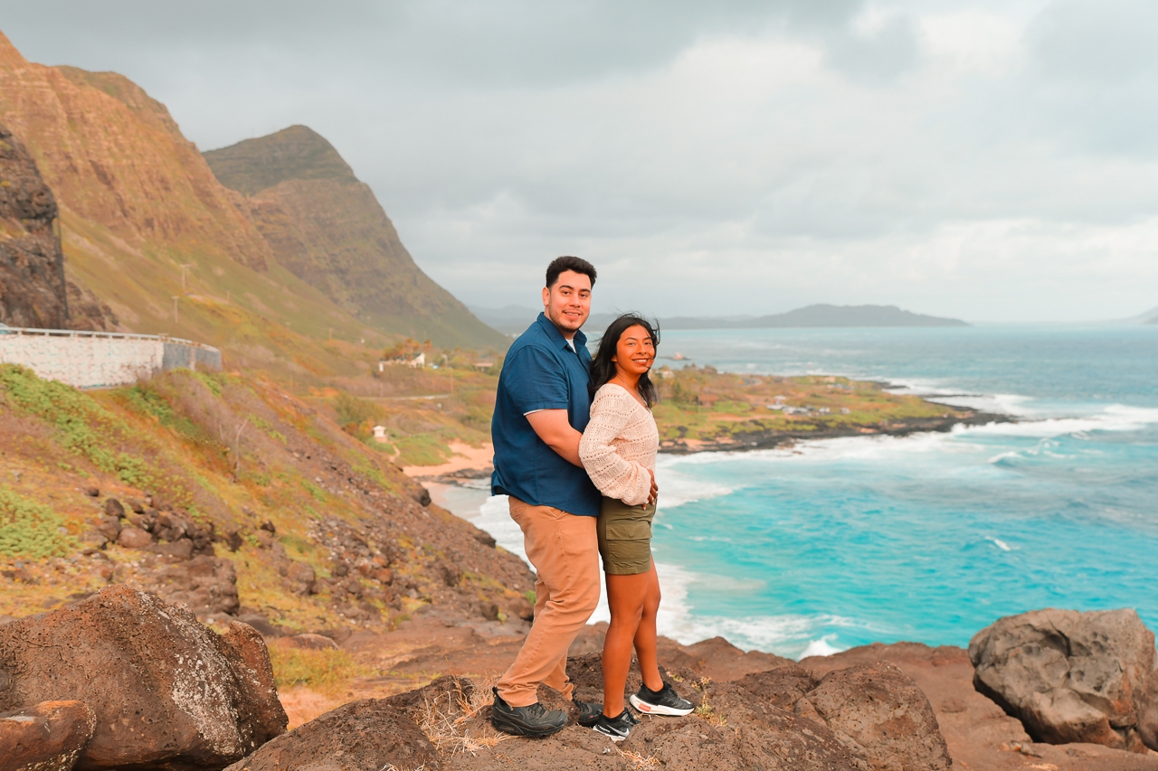 featured photo spot in Oahu for proposals photo shoots