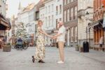 Romantic Memories Captured: A Couple’s Vacation Photoshoot at Bonifacius Bridge, Bruges
