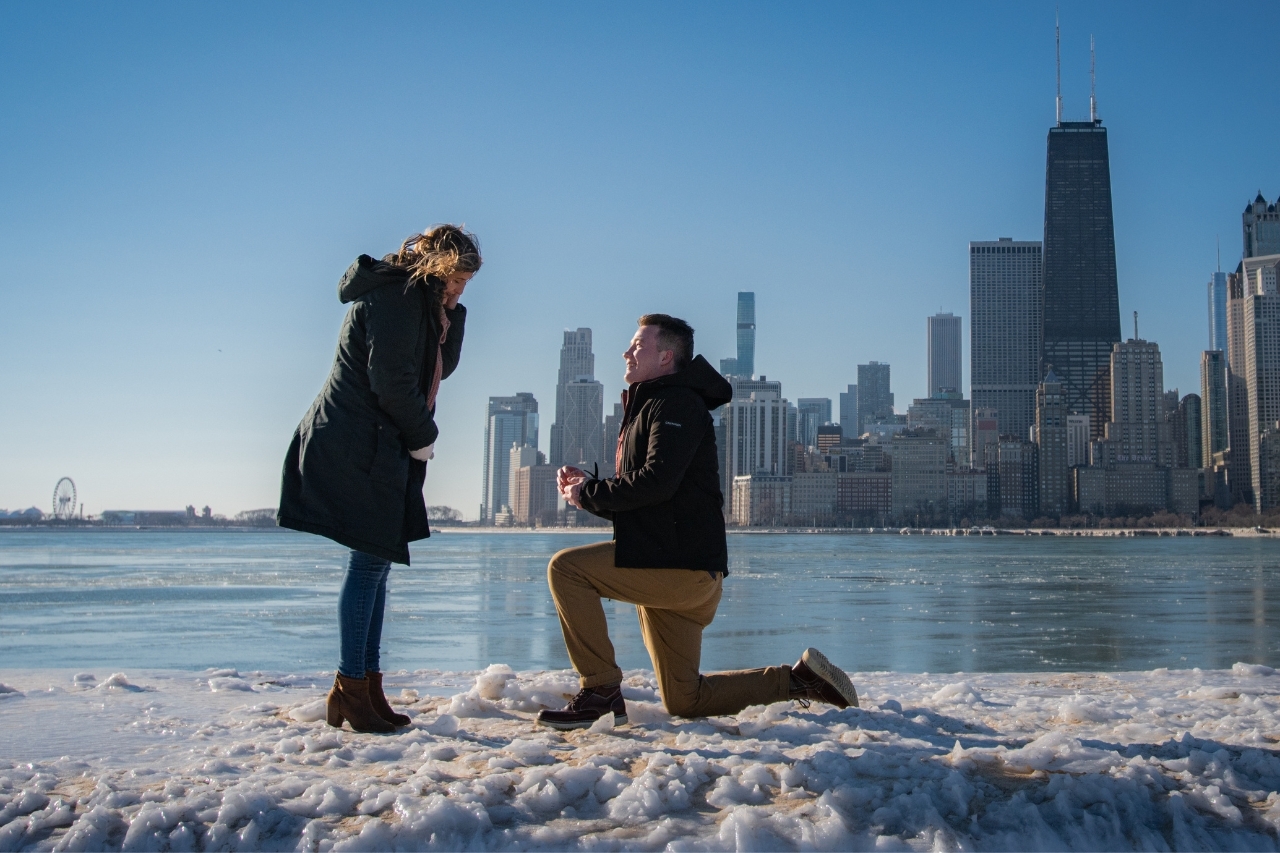 featured photo spot in Chicago for proposals photo shoots gallery