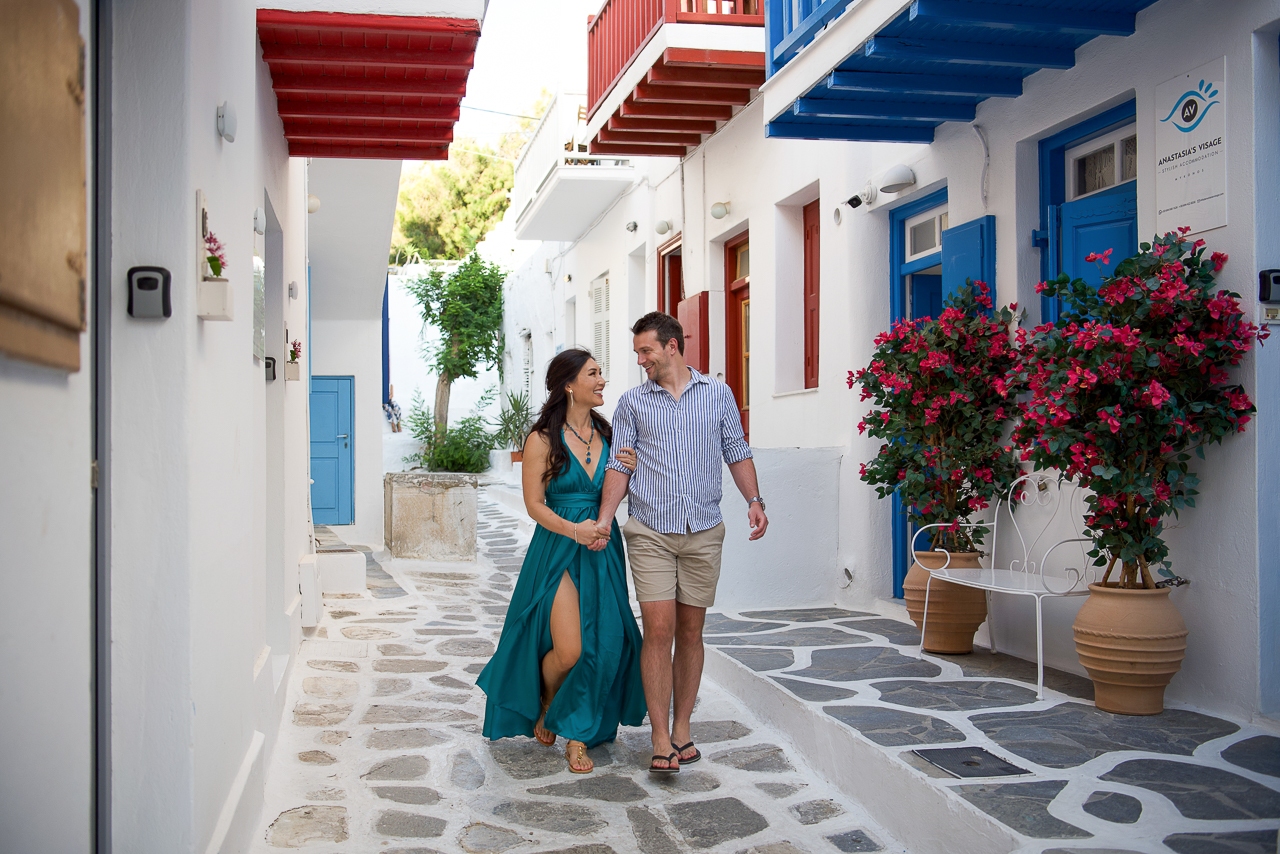 featured photo spot in Mykonos for proposals photo shoots gallery