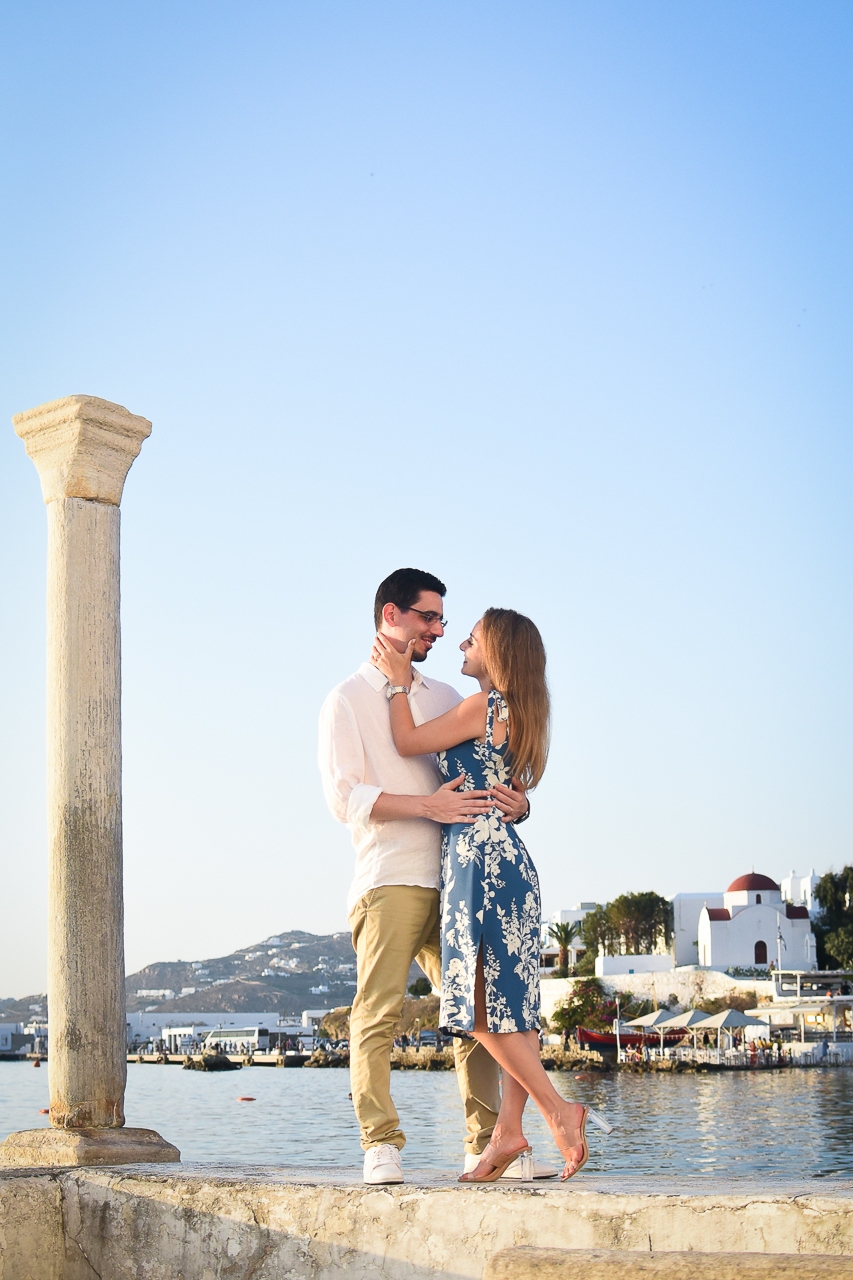 featured photo spot in Mykonos for proposals photo shoots gallery