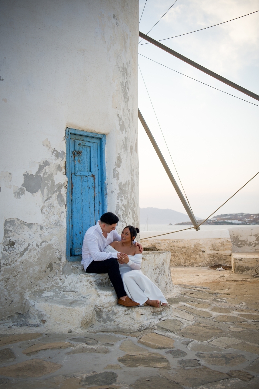 featured photo spot in Mykonos for proposals photo shoots gallery