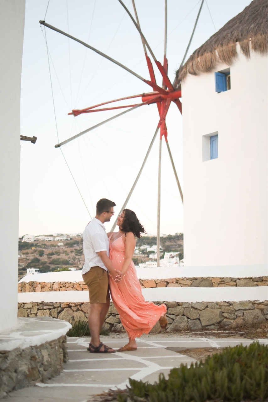 featured photo spot in Mykonos for proposals photo shoots gallery