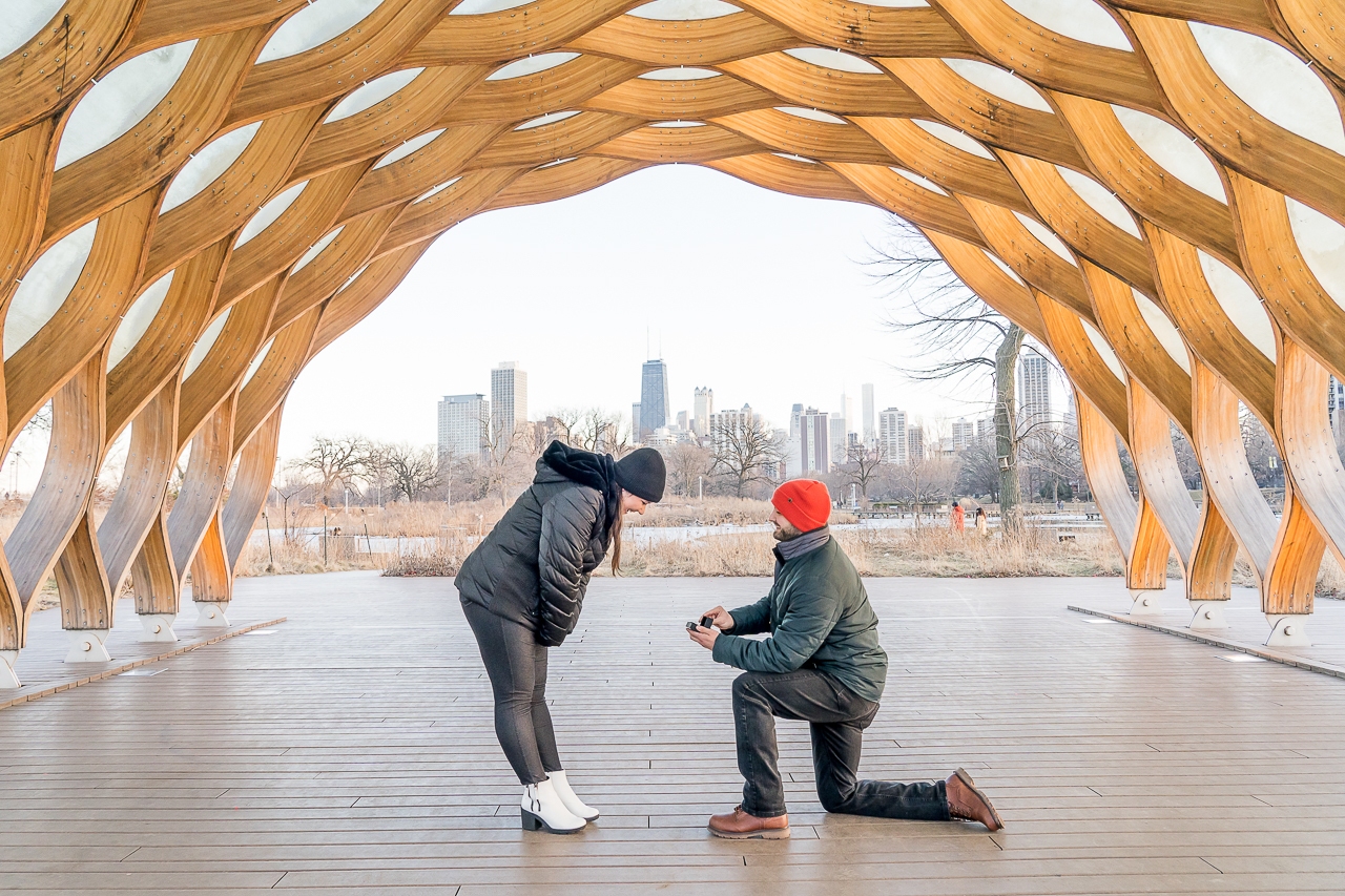 featured photo spot in Chicago for proposals photo shoots gallery