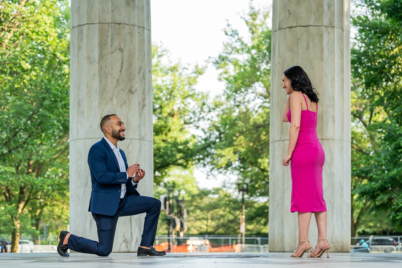 featured photo spot in Washington DC for proposals photo shoots