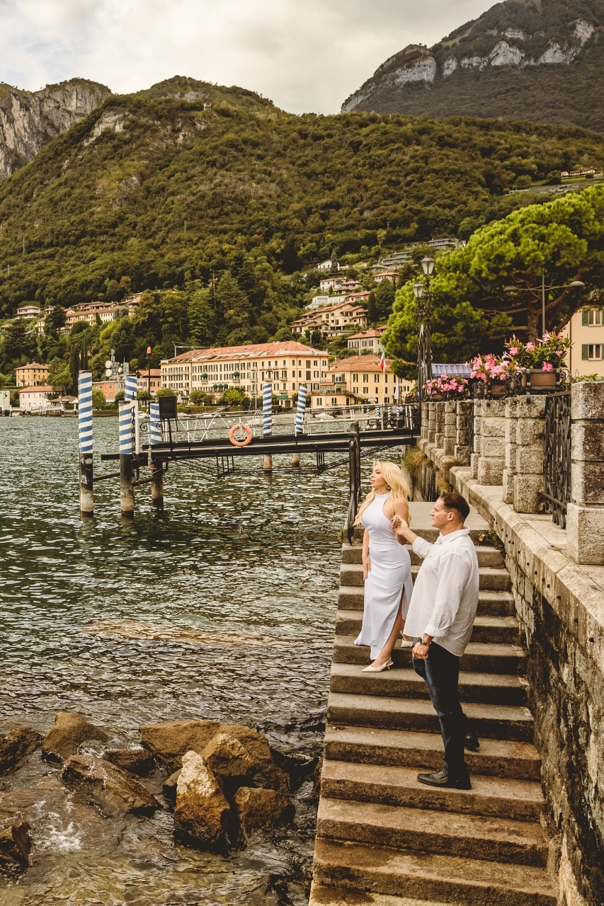 featured photo spot in Lake Como for proposals photo shoots gallery